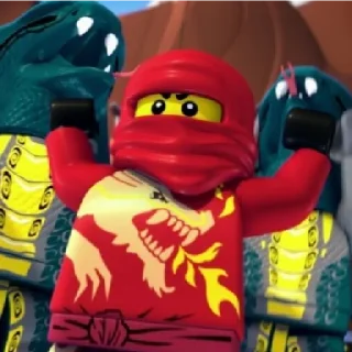 Sticker from Ninjago: Kai | @Il_Ninja_Verde