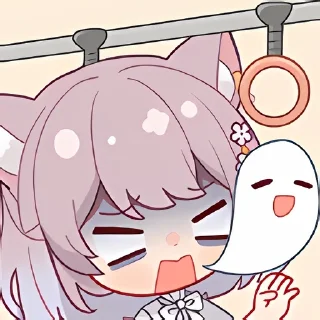 😱 emoji 美月もも Telegram sticker 19 of 35