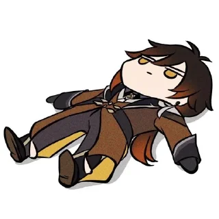 😮‍💨 emoji zhongli☀️ Telegram sticker 21 of 42