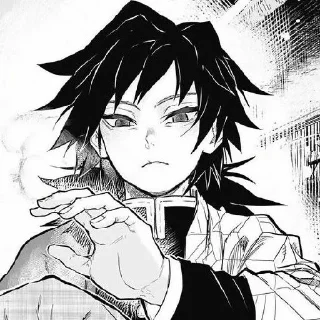 🖤 emoji Giyuu & shinobu Telegram sticker 2 of 14