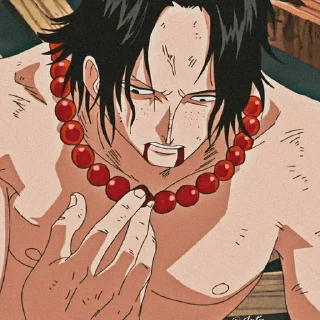 🔥 emoji Portgas D Ace @BR_Gif Telegram sticker 24 of 60