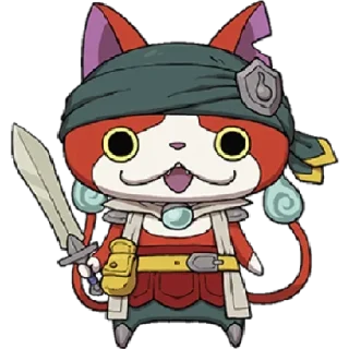 🗡 emoji Yo-Kai Watch: Jibanyan  by @Il_Ninja_Verde Telegram sticker 14 of 22