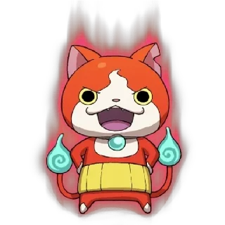🔥 emoji Yo-Kai Watch: Jibanyan  by @Il_Ninja_Verde Telegram sticker 7 of 22