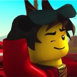 😉 emoji Ninjago: Kai | @Il_Ninja_Verde Telegram sticker 12 of 40