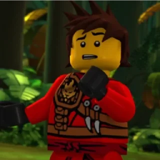 🤔 emoji Ninjago: Kai | @Il_Ninja_Verde Telegram sticker 18 of 40