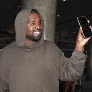 😐 emoji 'Kanye West | @iStickerLand, Telegram sticker 21 of 56