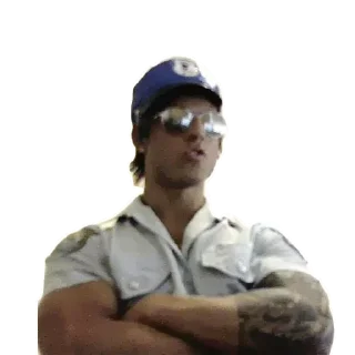 👮‍♀️ emoji Zyzz Telegram sticker 18 of 28