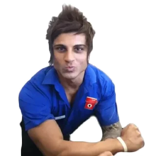 😊 emoji Zyzz Telegram sticker 8 of 28