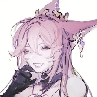 🌟 emoji Яэ Мико Telegram sticker 8 of 71