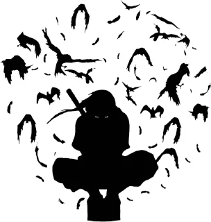 👀 emoji Itachi Uchiha Telegram sticker 8 of 11