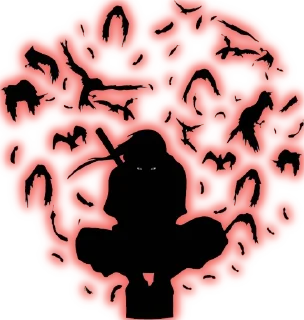 👀 emoji Itachi Uchiha Telegram sticker 9 of 11