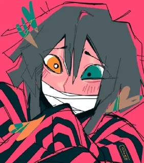 😳 emoji Obanai Iguro Telegram sticker 10 of 33
