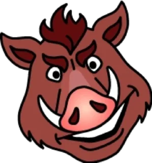 😡 emoji Кабан @modnyashki_vip Telegram sticker 21 of 25