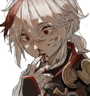 😖 emoji KazuhaKaedehara Telegram sticker 10 of 32