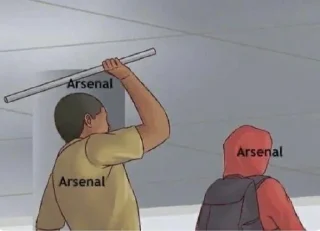 🤦‍♂ emoji Arsenal by @footballstickers872 Telegram sticker 5 of 120