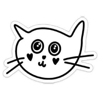 🥰 emoji Risovani kisik Telegram sticker 13 of 17