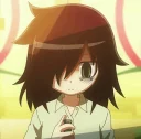 😐 emoji Tomoko @fuckwhatever Telegram sticker 9 of 42