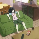 😐 emoji Tomoko @fuckwhatever Telegram sticker 12 of 42