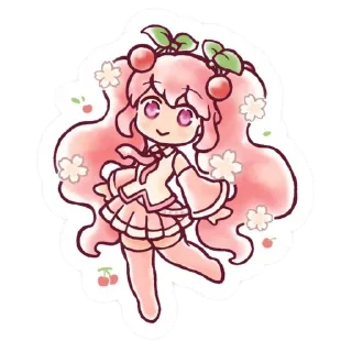 🌟 emoji sᴀᴋᴜʀᴀ ᴍɪᴋᴜ 💕 @kiittyyxq Telegram sticker 20 of 21