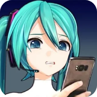 ✋ emoji Мику захватит мир Telegram sticker 23 of 120