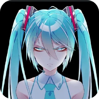 💇 emoji Мику захватит мир Telegram sticker 21 of 120