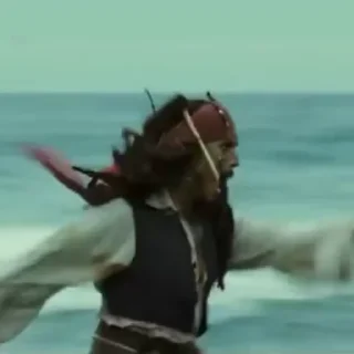 🏃‍♂ emoji Captain Sparrow Telegram sticker 15 of 93