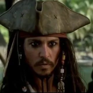 😕 emoji Captain Sparrow Telegram sticker 5 of 93