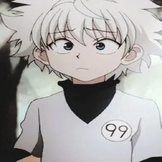 🤨 emoji Killua @R666d1 Telegram sticker 5 of 65