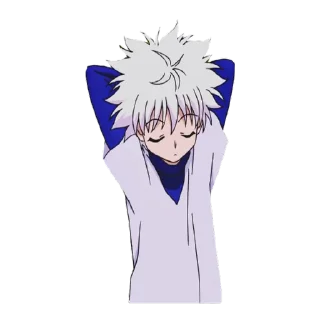 😪 emoji Killua @R666d1 Telegram sticker 9 of 65