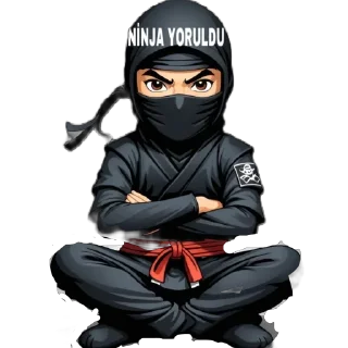 🫥 emoji NİNJA Telegram sticker 14 of 31