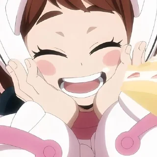 🌟 emoji Ochako Uraraka ◈ @KesitoMania Telegram sticker 8 of 120