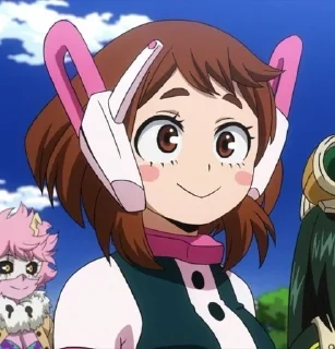 🌟 emoji Ochako Uraraka ◈ @KesitoMania Telegram sticker 5 of 120