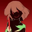 ❤️ emoji Chara by: @Undertale_Stickers Telegram sticker 23 of 24