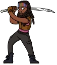 Sticker from Walking dead