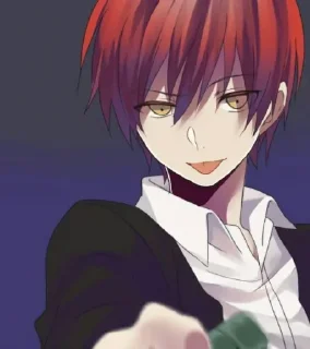 😈 emoji Akabane karma Telegram sticker 15 of 50