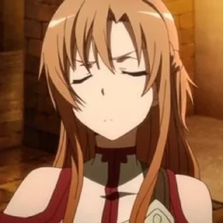 🍂 emoji Asuna @animegroupotakugp Telegram sticker 21 of 56
