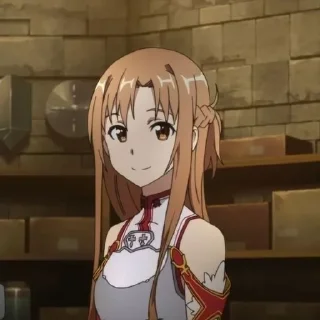 🍂 emoji Asuna @animegroupotakugp Telegram sticker 6 of 56