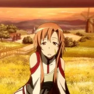 🍂 emoji Asuna @animegroupotakugp Telegram sticker 24 of 56