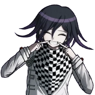 🖤 emoji Kokichi oma Telegram sticker 15 of 120