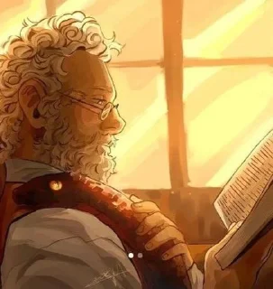 🌟 emoji good omens: Aziraphale Telegram sticker 9 of 55