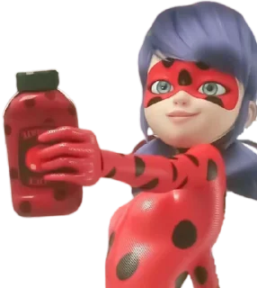🐞 emoji Ladybug - Miraculous : @Characters_stickers Telegram sticker 22 of 68
