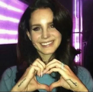 🫶 emoji lana del rey ★ Telegram sticker 6 of 74