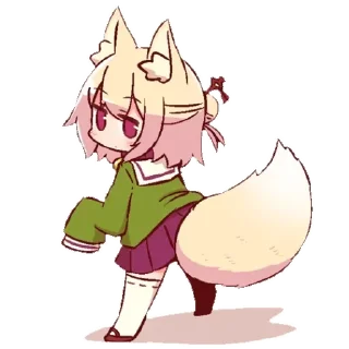 🙄 emoji Kitsune | @Onishiki @OniGP Telegram sticker 18 of 89