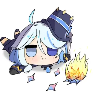 😐 emoji Furina | @Onishiki @OniGP Telegram sticker 11 of 33
