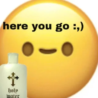 ✝ emoji VS sillies Telegram sticker 18 of 114