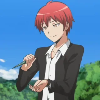 🖱 emoji 🖱Karma akabane by (@miyukotto) Telegram sticker 6 of 50