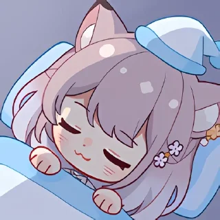😴 emoji 美月もも Telegram sticker 24 of 35