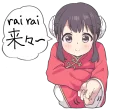 Sticker from China-chan by @carlysticker
