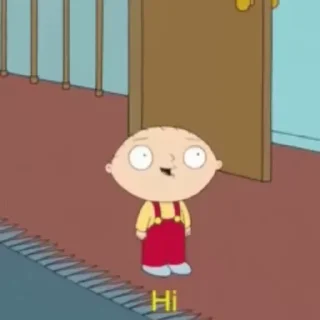 👋 emoji 'Family Guy | @iStickerLand, Telegram sticker 24 of 50