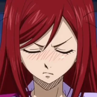 😡 emoji Erza Scarlet 🎥 @RealmOfTheFuture Telegram sticker 10 of 64